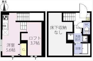 ライゼスト310スタイルズ川口の物件間取画像